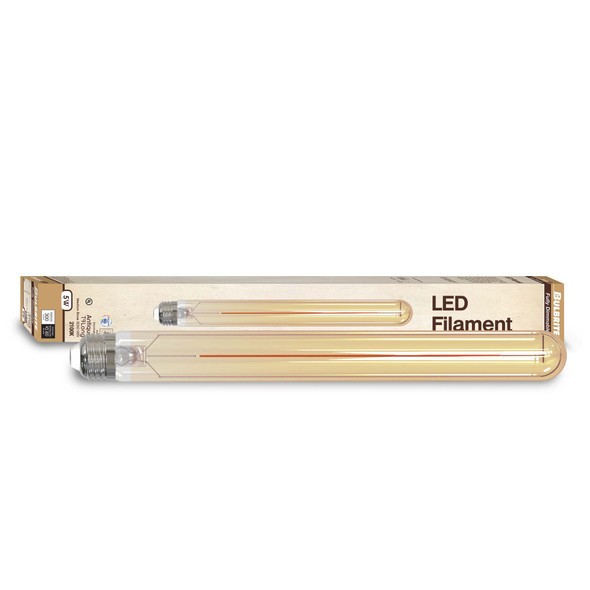 Bulbrite LED 5 Watt T9 11" Light Bulb With An Antique Finish And Medium Screw (E26) Base, 2100K (Amber Light) - alternate image 1