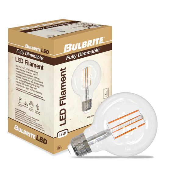 Bulbrite LED 13 Watt G25 Light Bulb With A Clear Finish And Medium Screw (E26) Base - alternate image 2