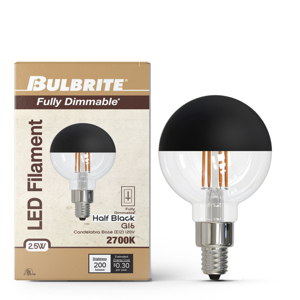 Bulbrite LED 5 Watt G25 Light Bulb With Medium Screw (E26) Base, 2700K (Warm White Light) - alternate image 1