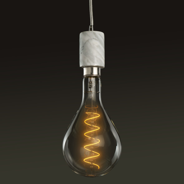 Bulbrite LED 4 Watt Pendant Fixture With A Clear Finish, 2200K (Amber Light) - main product image