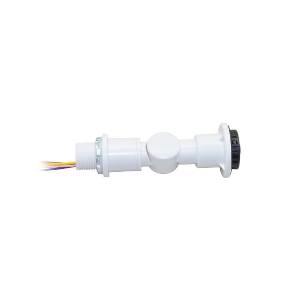 EiKO SEN Z10 Stem & Swivel Mount Adaptor, 12-24VDC, Wired 1/2" Knockout, White