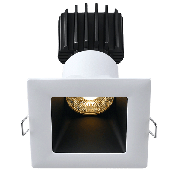 Lotus LED Tangra 3" Fixed Square Deep Regressed Wide Trim, 5CCT 2700K-5000K, CRI95