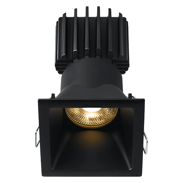 Lotus Tangra 3" Fixed Square Deep Regressed Thin Trim, Dim to Warm 3000K-1800K, CRI95