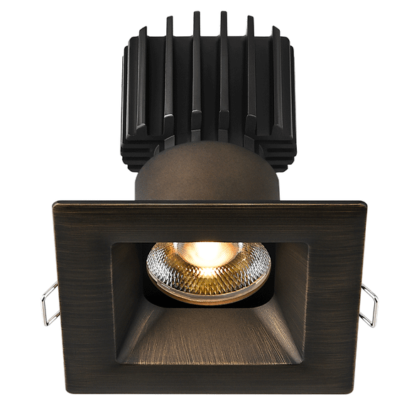 Lotus Tangra 3" Fixed Square Recessed Wide Trim, 4CCT+DTW 3500K-2700K, CRI90