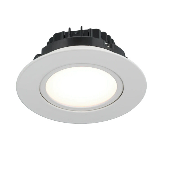 American Lighting DIP 360 Gimbal Downlight, 6", White Finish, 120V, 5CCT, 90 CRI