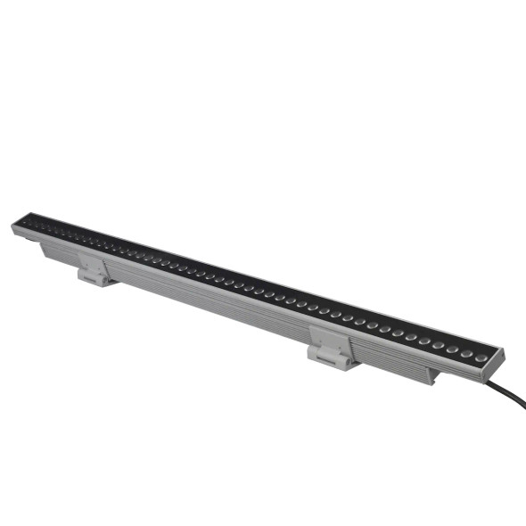 Sēnik Graze Līt Static White, 3000K, 1', 15°x40°, Satin Aluminum, 100-277V, 0-10V