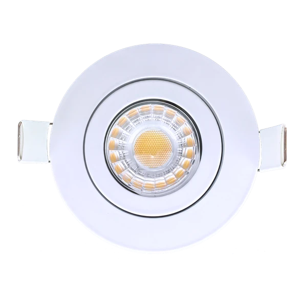 3” Round Floating Gimbal White - main product image