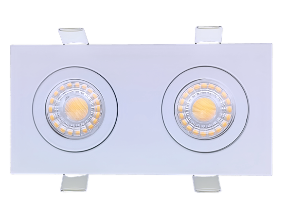 3" double head multiple floating gimbal White - main product image