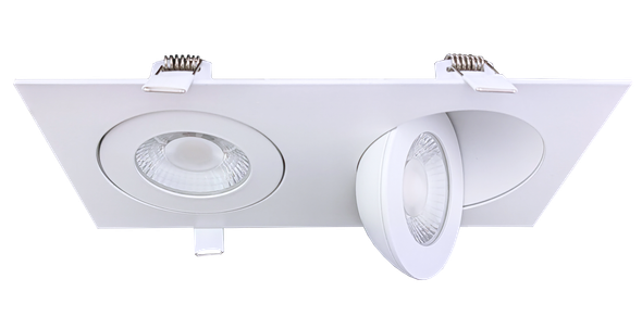 4" double head multiple floating gimbal White - alternate image 2