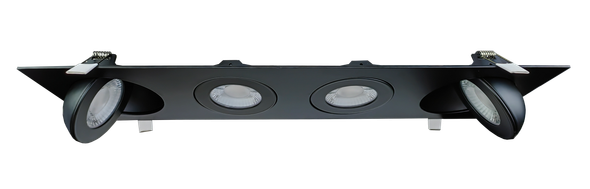 4" Four head multiple floating gimbal White - alternate image 2