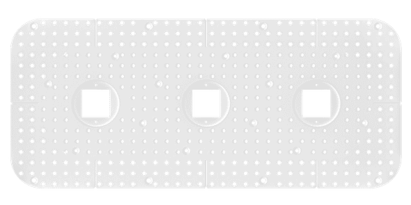 1 Inch Triple Head Trimless Kit - main product image
