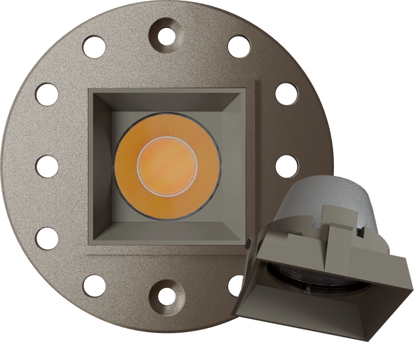 1 Inch Nickel Square Trimless Kit