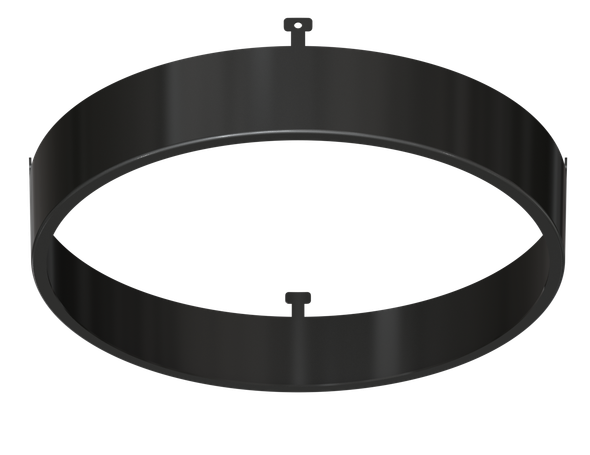 5" Round Black Surface Mount Cover - main product image