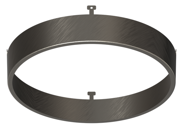 5" Round Brushed Nickel Surface Mount Cover - main product image