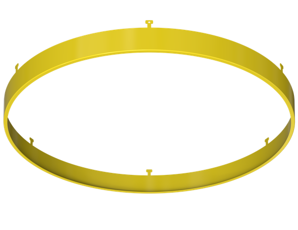 12" Round Yellow Surface Mount Cover - main product image