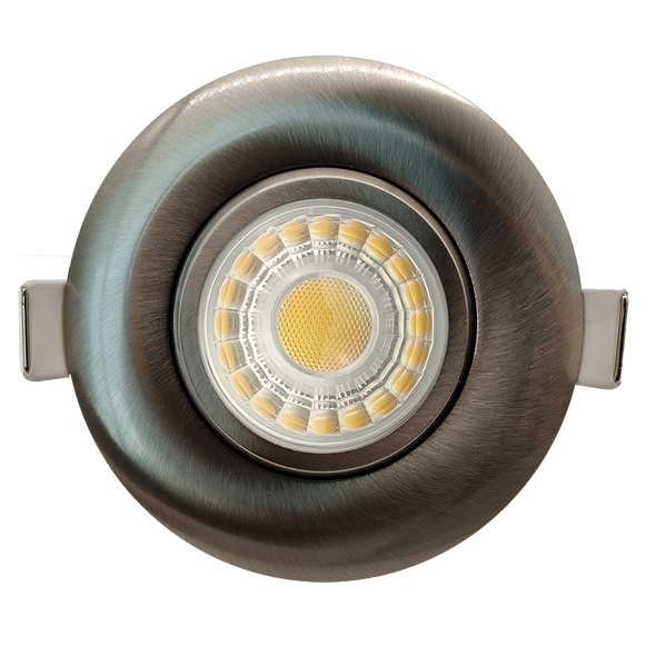 3" Round Flushed Gimbal (Brushed Nickel) - main product image