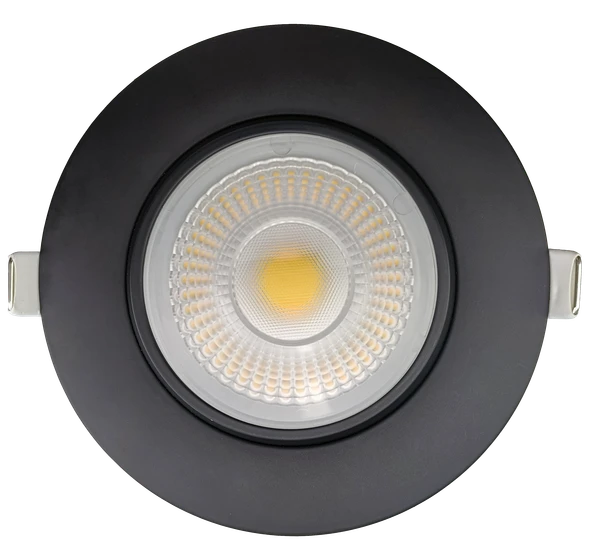 4" HO Round Flushed Gimbal (Black) - main product image