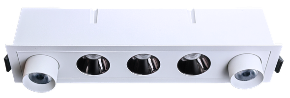 2" Five Head Combo Multiple White - main product image