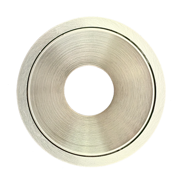 1 Inch Brushed Nickel Round Millwork Trimless Kit - main product image