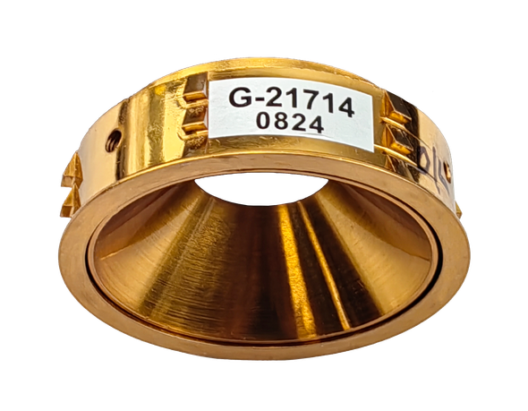 1 Inch Brushed Brass Round Millwork Trimless Kit - alternate image 2