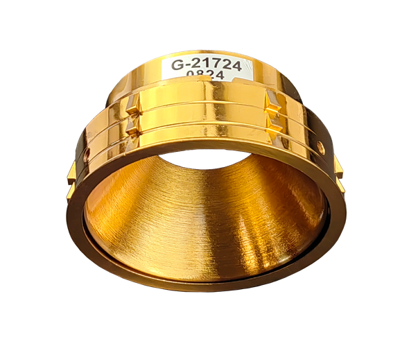 2 Inch Brass Round Millwork Trimless Kit - alternate image 2