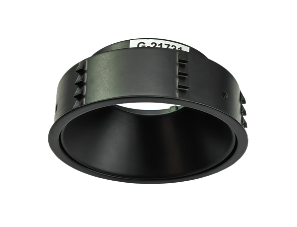 3 Inch Black Round Millwork Trimless Kit - alternate image 2