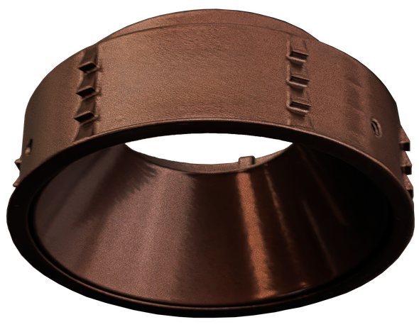 3 Inch Bronze Round Millwork Trimless Kit - alternate image 2