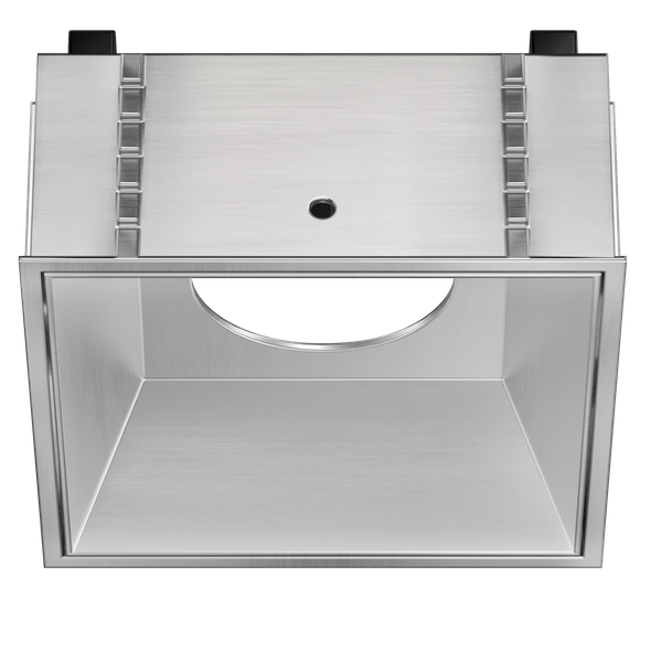 3 Inch Brushed Nickel Square Millwork Trimless Kit - alternate image 2