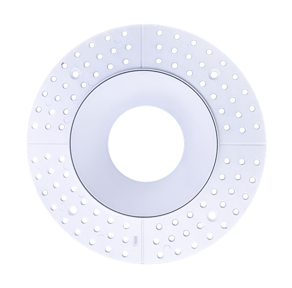 5 Inch White Round Trimless Kit - main product image