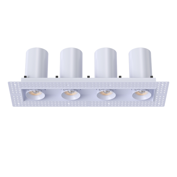 3” Four Head Retractable Trimless Multiple White - main product image