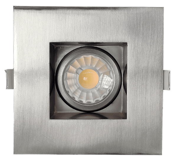 3” Square Regress Gimbal (Brushed Nickel) - main product image