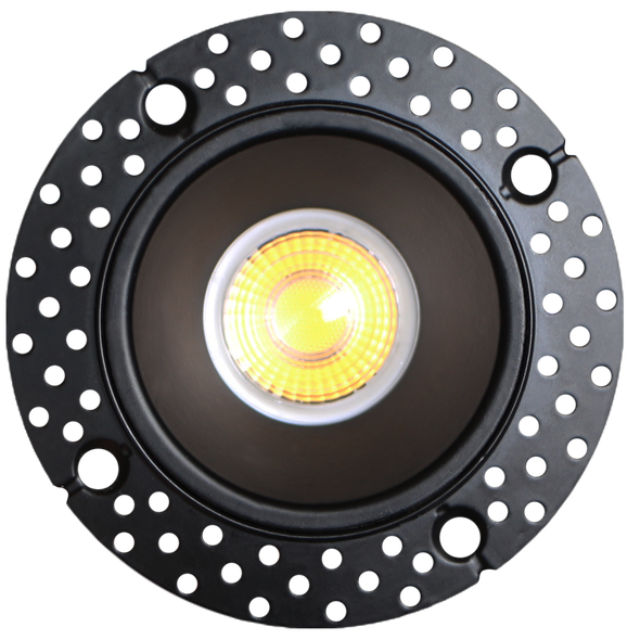 2” HO Round Trimless Luminaire (Black) - main product image