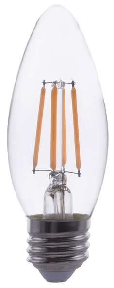 5W Candelabra Torpedo E26 Base 2700k - main product image