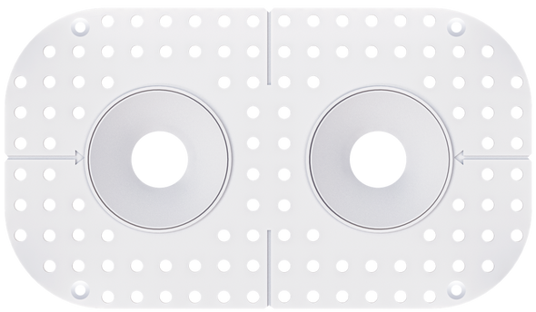 1 Inch Round Double Head Trimless Kit