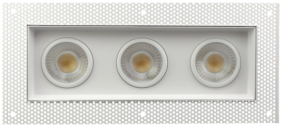 3.5" Triple Head Trimless Regress Multiple Gimbal White - main product image
