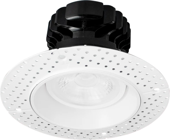4" Ho Gimbal Trimless (White) - alternate image 2
