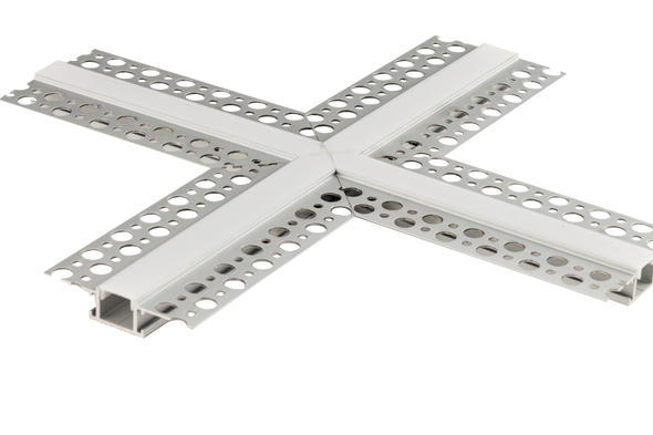 1 / 2" X Corner Trimless Channel