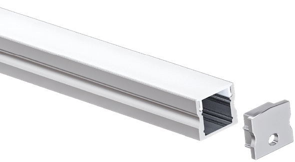 1/2" Deep Aluminum Surface Mount Channel - main product image