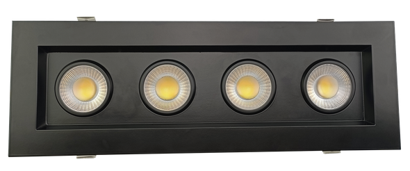 3.5” Four Head Regress Multiple Gimbal Black - main product image