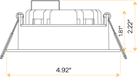 4" Round Regress Fixture - alternate image 2