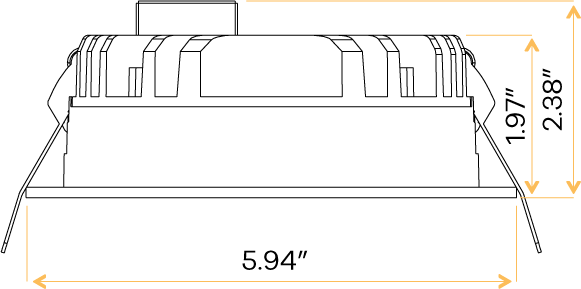 5" Round Regress Fixture - alternate image 2