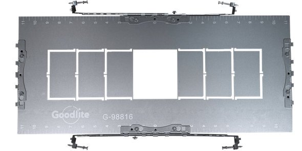 4.13″ Rectangular Flanged New construction plate - main product image