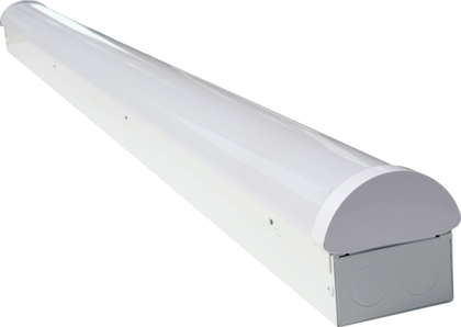Honya Lighting LED Strip Light and Stairwell Fixture, 4', 40/60/80W, 5200/7800/10400lm, 120-347V, 3000/4000/5000K Selectable, 3500/5000/6500K Selectable, 0-10V Dimming, White Finish