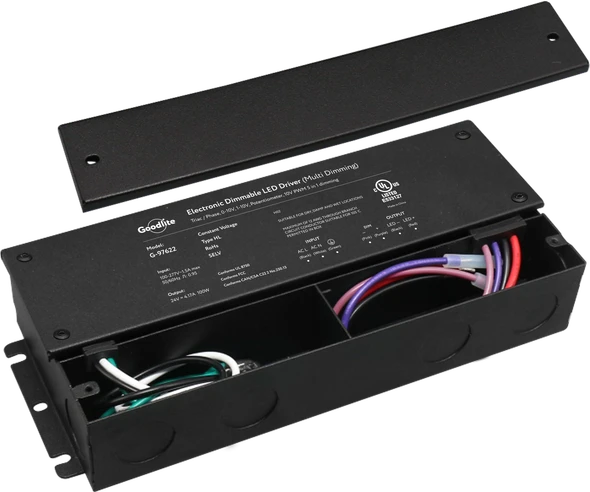 100W Electronic Led Driver 24V (Multi Dimming) - alternate image 2