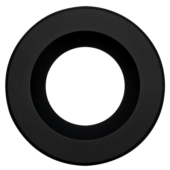 6" Round Retro Black Cover - main product image