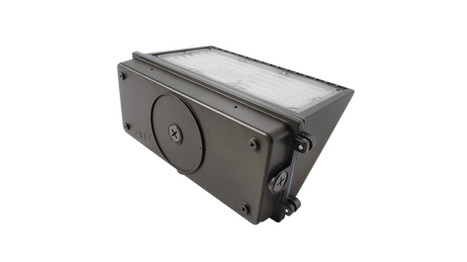 Honya Lighting LED Full Cut-Off Wall Pack, 45W/60W/75W Selectable, 3000K/4000K/5000K Selectable, 100-277V, Dark Bronze, Built-in Photocell