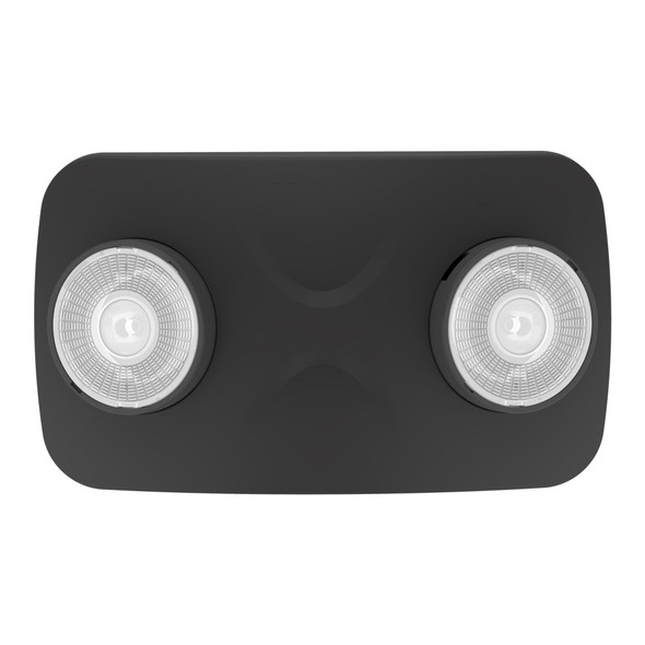 EL Series Modern Mini Emergency Light, M5, Black Finish, 1W per head, 120-277V, 5700K