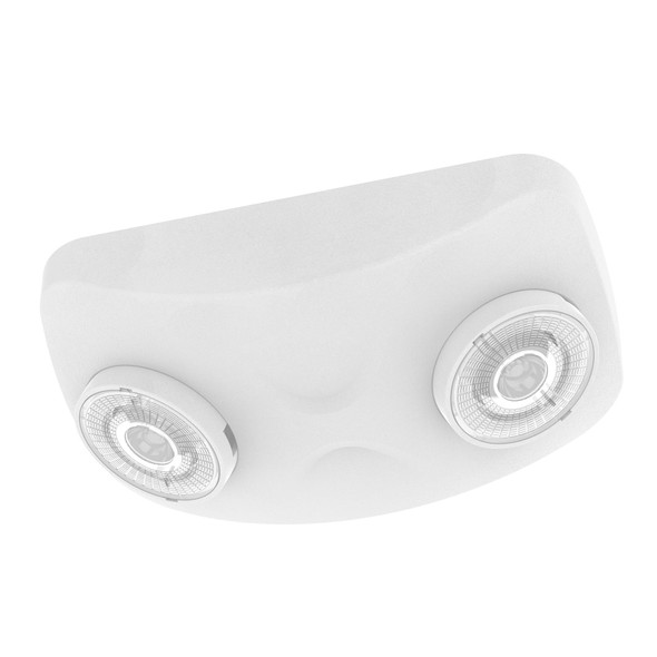 EL Series Modern Mini Emergency Light, M5, 1W per head, 150 lumens, 5700K, 120-277V, White