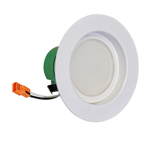 Westgate RDL6 LED Downlight, 5"/6", Round Smooth Trim, 3000K, 19W, 120V, 1250 Lumens, White Finish