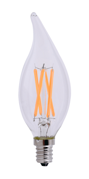 5W Candelabra Flame Tip Bulb - main product image